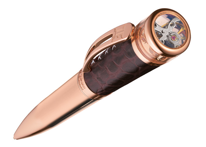 Ручка Tourbillon Open Side Roller от TF Est. 1968 (розовое золото)