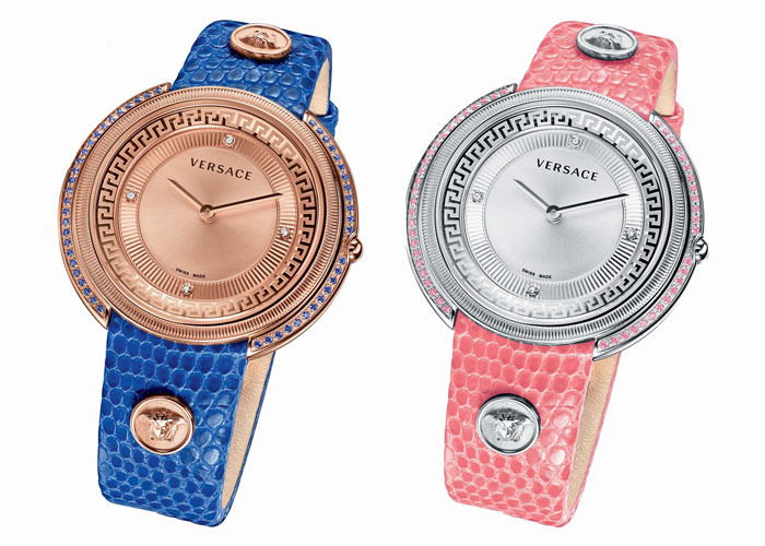 Слева: Versace Thea Blue – Справа: Versace Thea Pink