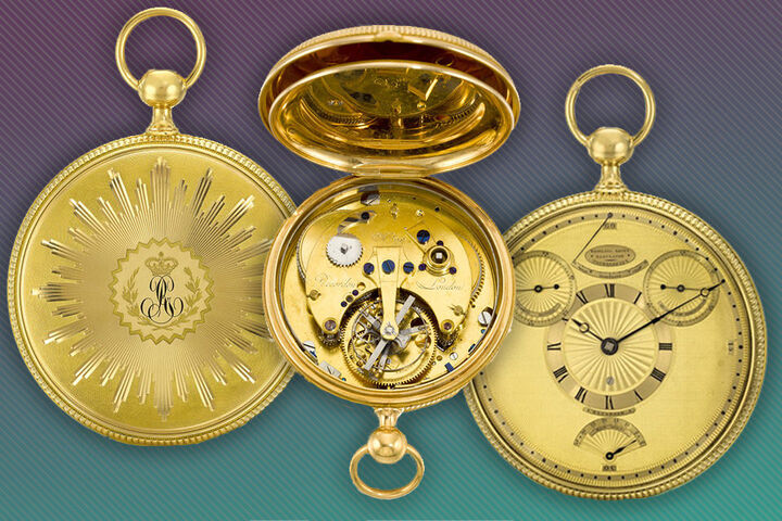 Исключительно редкий экземпляр часов Breguet Four Minute Tourbillon, принадлежащий королю Георгу III.