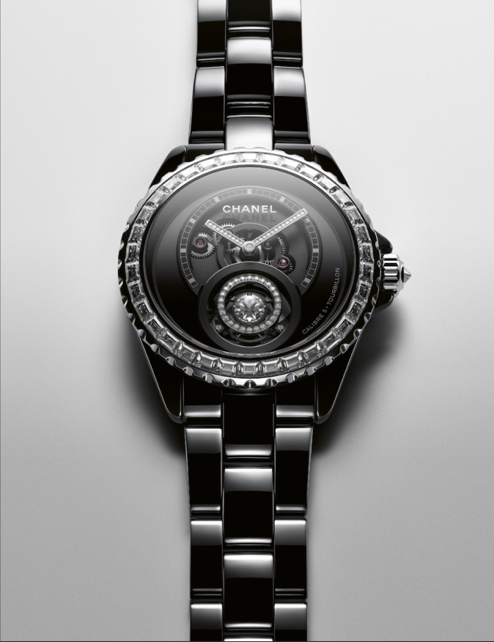 Chanel J12 бриллиантовый турбийон - ограниченная серия в 55 единиц