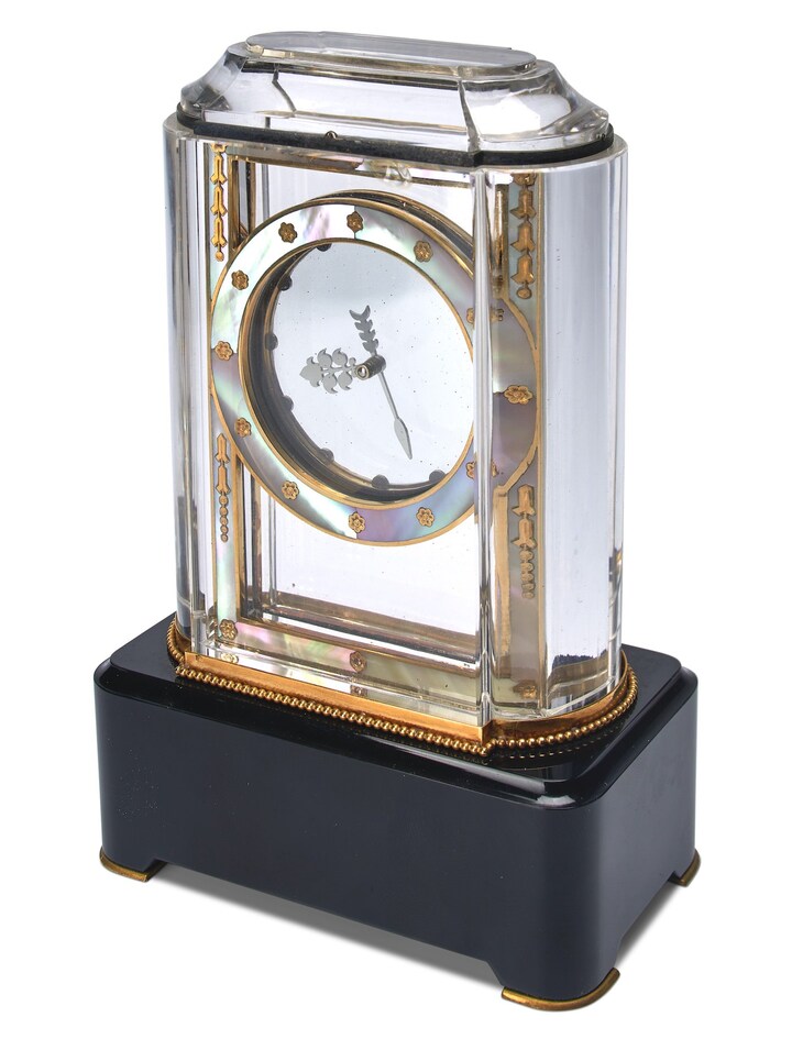 This Cartier Mystery Clock from 1919 was offered by Christie's in its April online auction organised from New York.